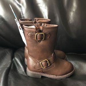 New! Girls carter riding boots size 6c